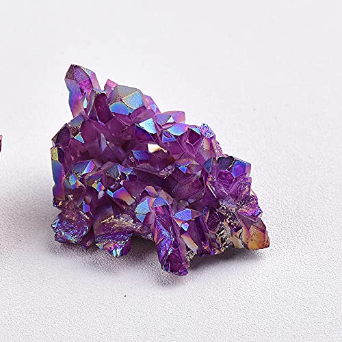 Amazon.co.jp: 1PC 100% 天然水晶クォーツ電気メッキ カラフルな列